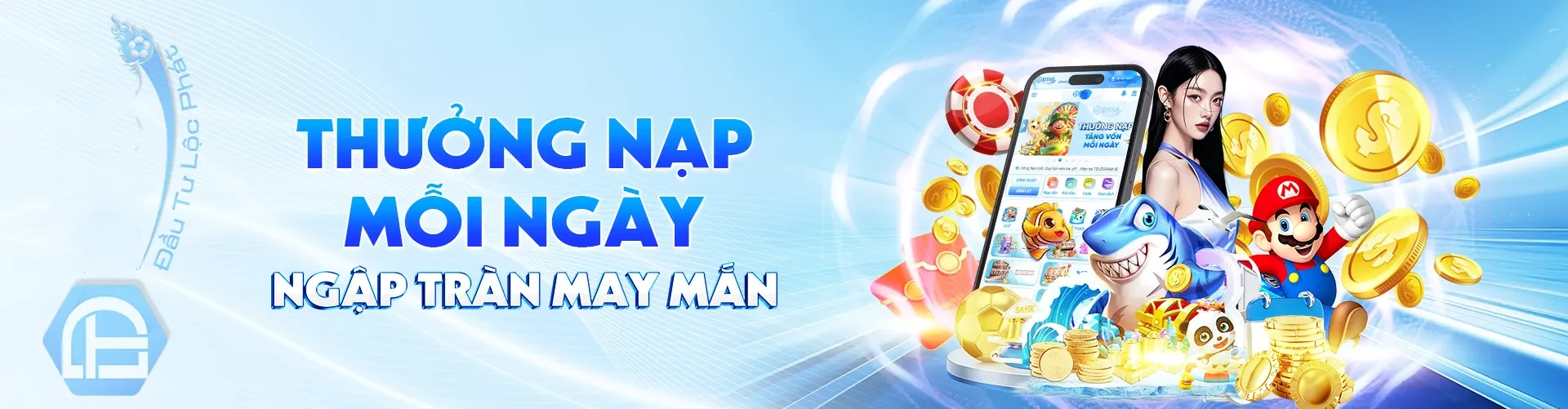 Hình ảnh quảng cáo của bom88 hiển thị nền tảng và các lợi ích